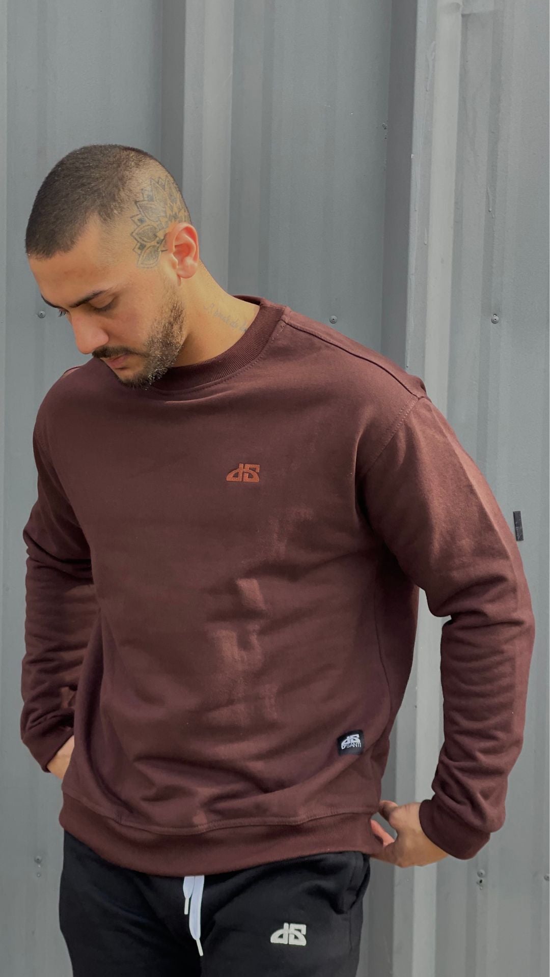 Poleron sin Gorro Chocolate DS