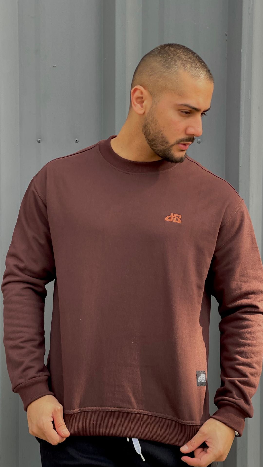 Poleron sin Gorro Chocolate DS