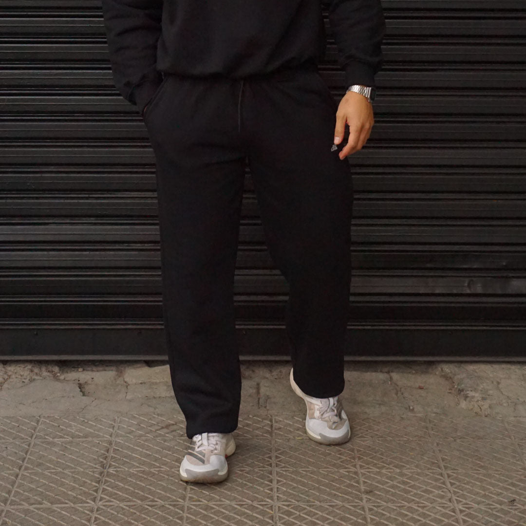 Buzo Recto Negro Dsanti