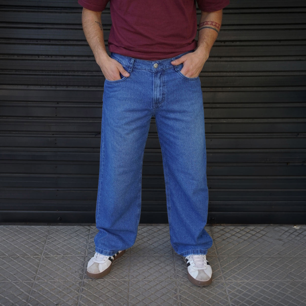 jeans balloon azul classic hombre - vista principal