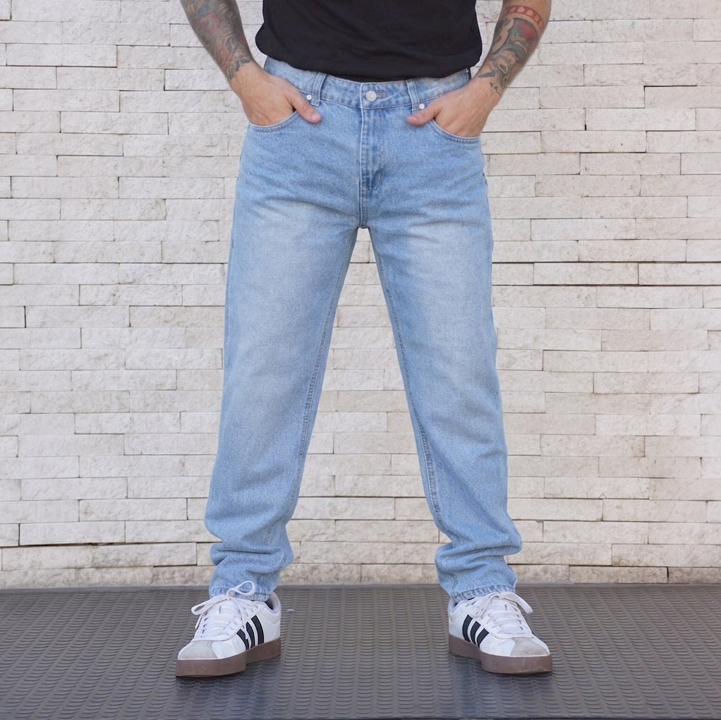 jeans relaxed fit celeste claro hombre - vista principal