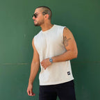 polera-sin-mangas-beige-vista-frontal