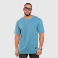 polera oversize azul celeste hombre dsanti - vista frontal