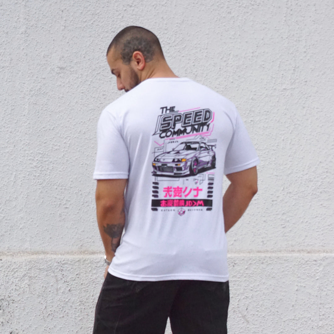 polera oversize speed blanca - vista espalda 2