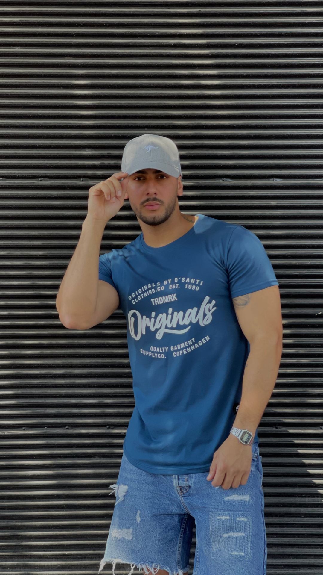 Polera Long fit Original Azul Petroleo