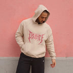 poleron boxy fit beige - vista frontal 1