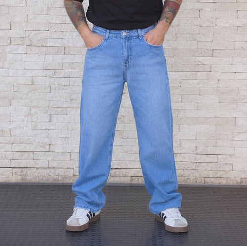 jeans baggy azul classic hombre - vista frontal