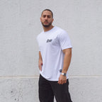 polera oversize speed blanca - vista frontal