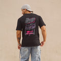 polera oversize speed negra - vista espalda 1
