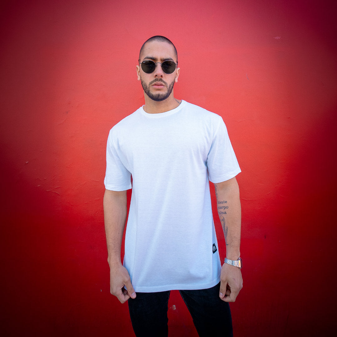 Polera Oversize Blanca DSanti