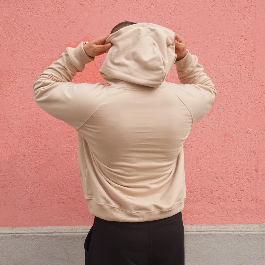 Polerón Boxy Fit Beige - The Creed Series