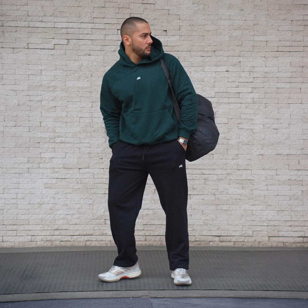 poleron boxy fit verde own destiny - atuendo completo