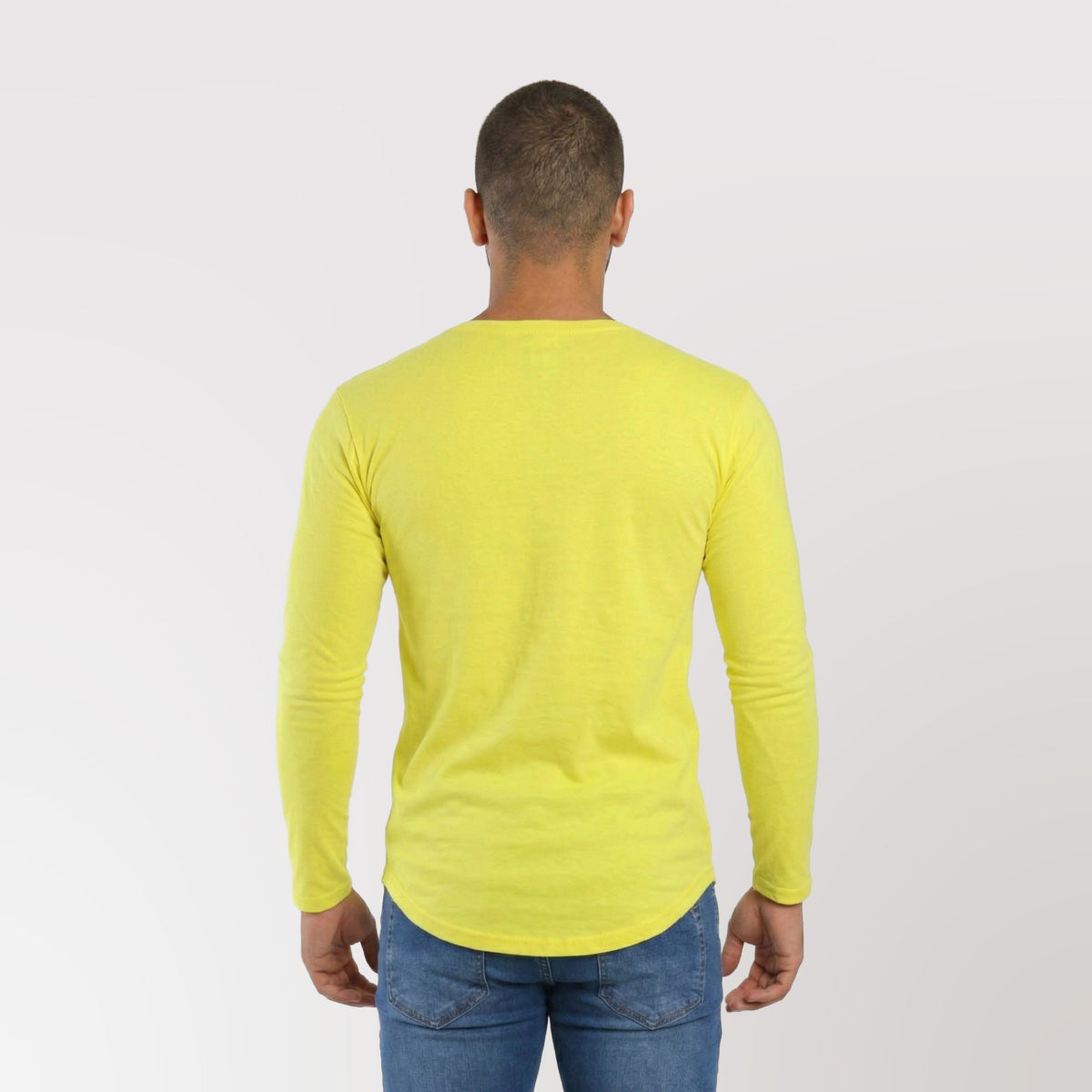 Polera Long fit ML Amarilla Dsanti