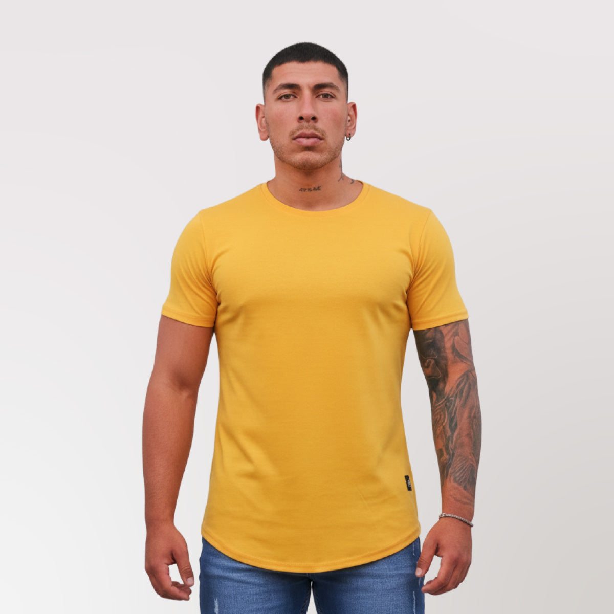 Polera longfit 096 Amarillo Beer Dsanti