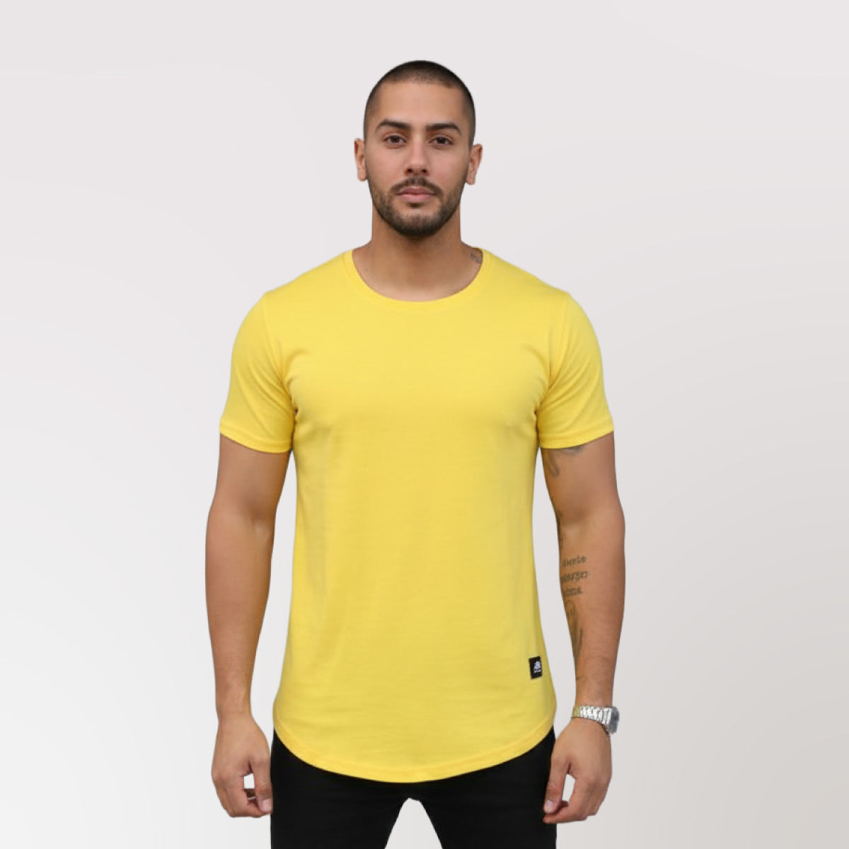 Polera longfit 096	Amarillo  Dsanti