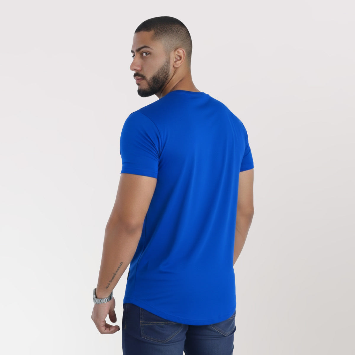 Polera Long Fit Azul Gothic Dsanti