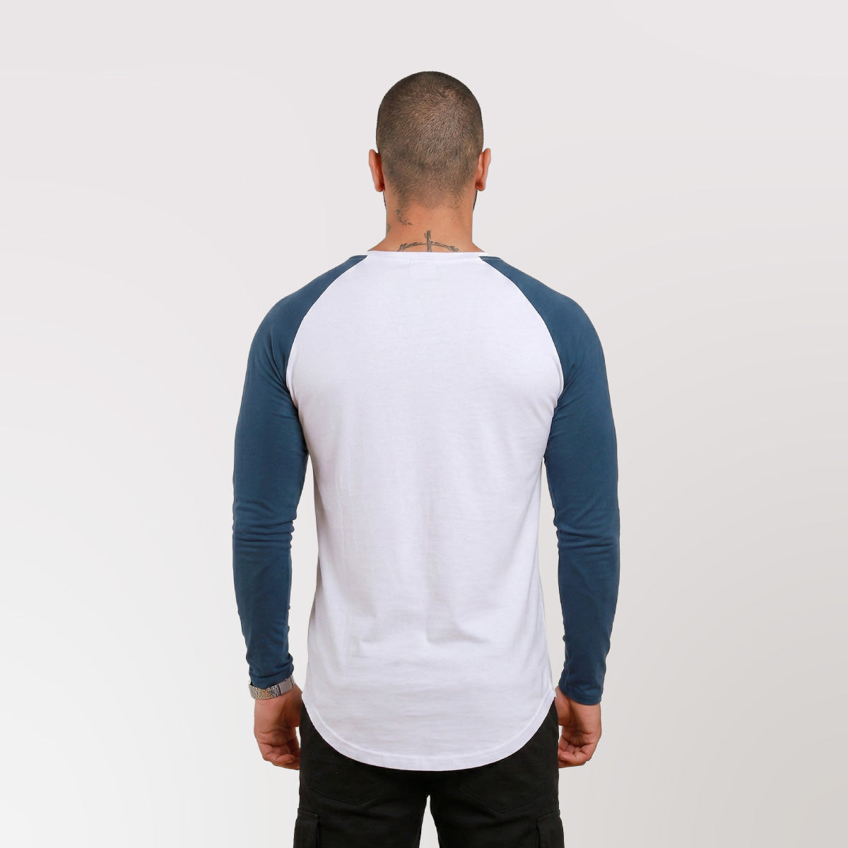 Polera Long fit MLBI Azul Dsanti