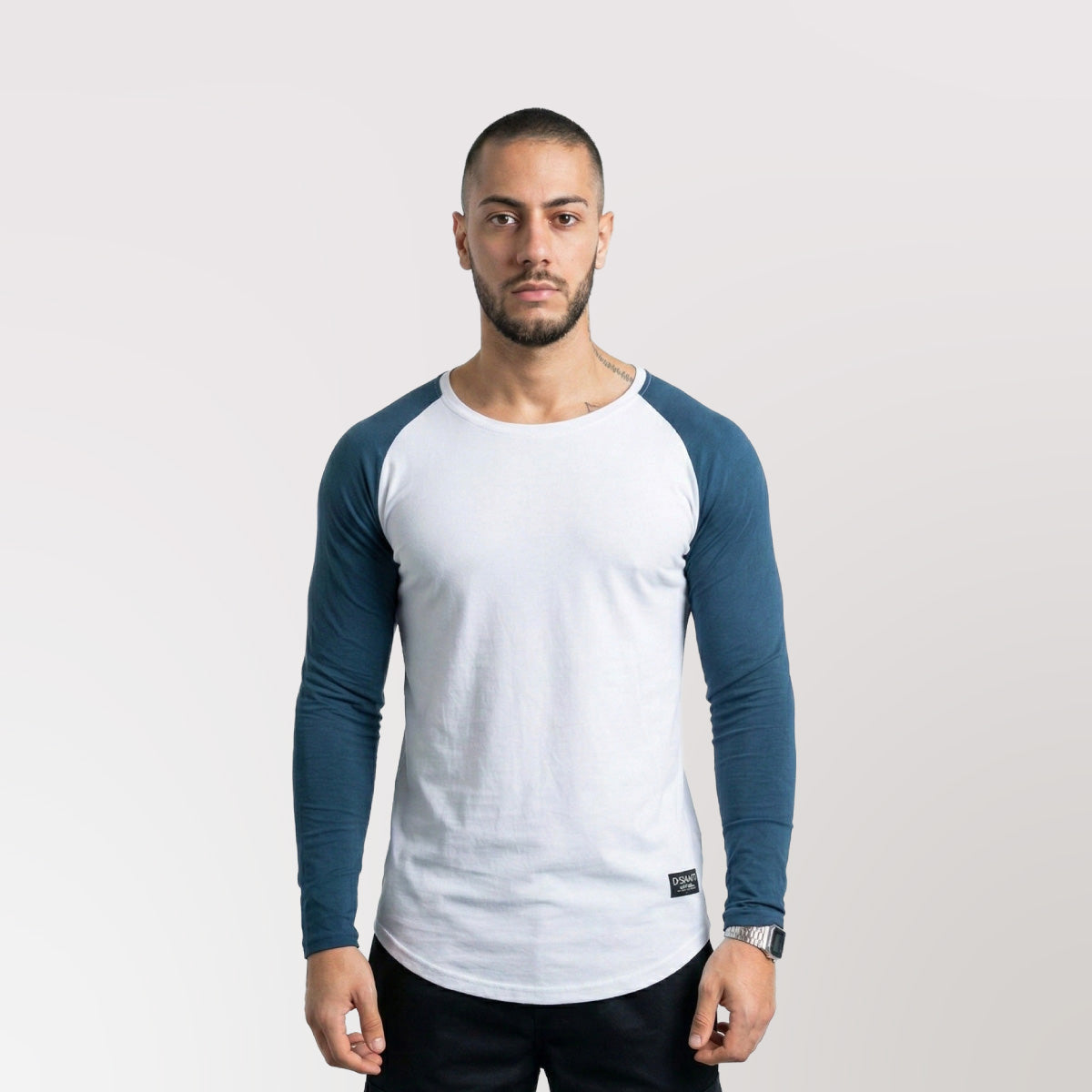 Polera Long fit MLBI Azul Dsanti