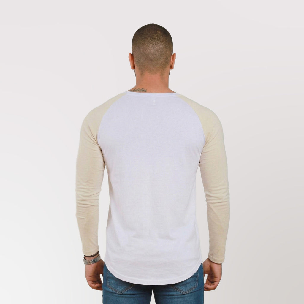 Polera Long fit MLBI Beige Dsanti