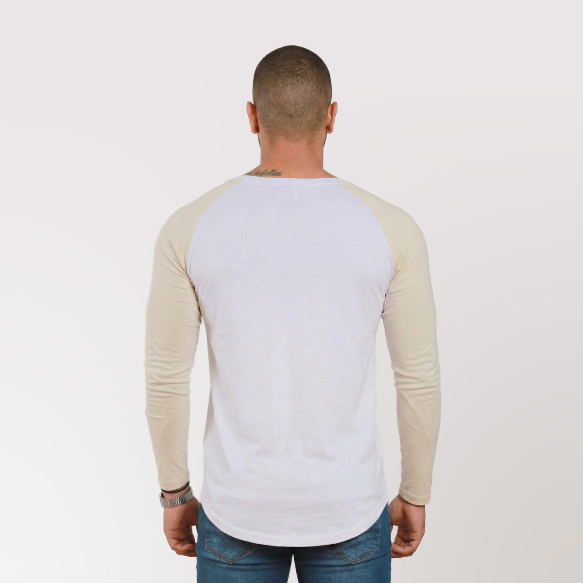 Polera Long fit MLBI Beige Dsanti