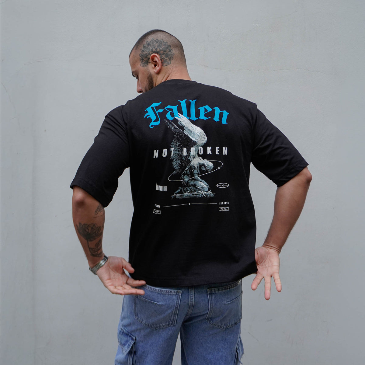 POLERA BOXY FIT FALLEN VISTA PRINCIPAL