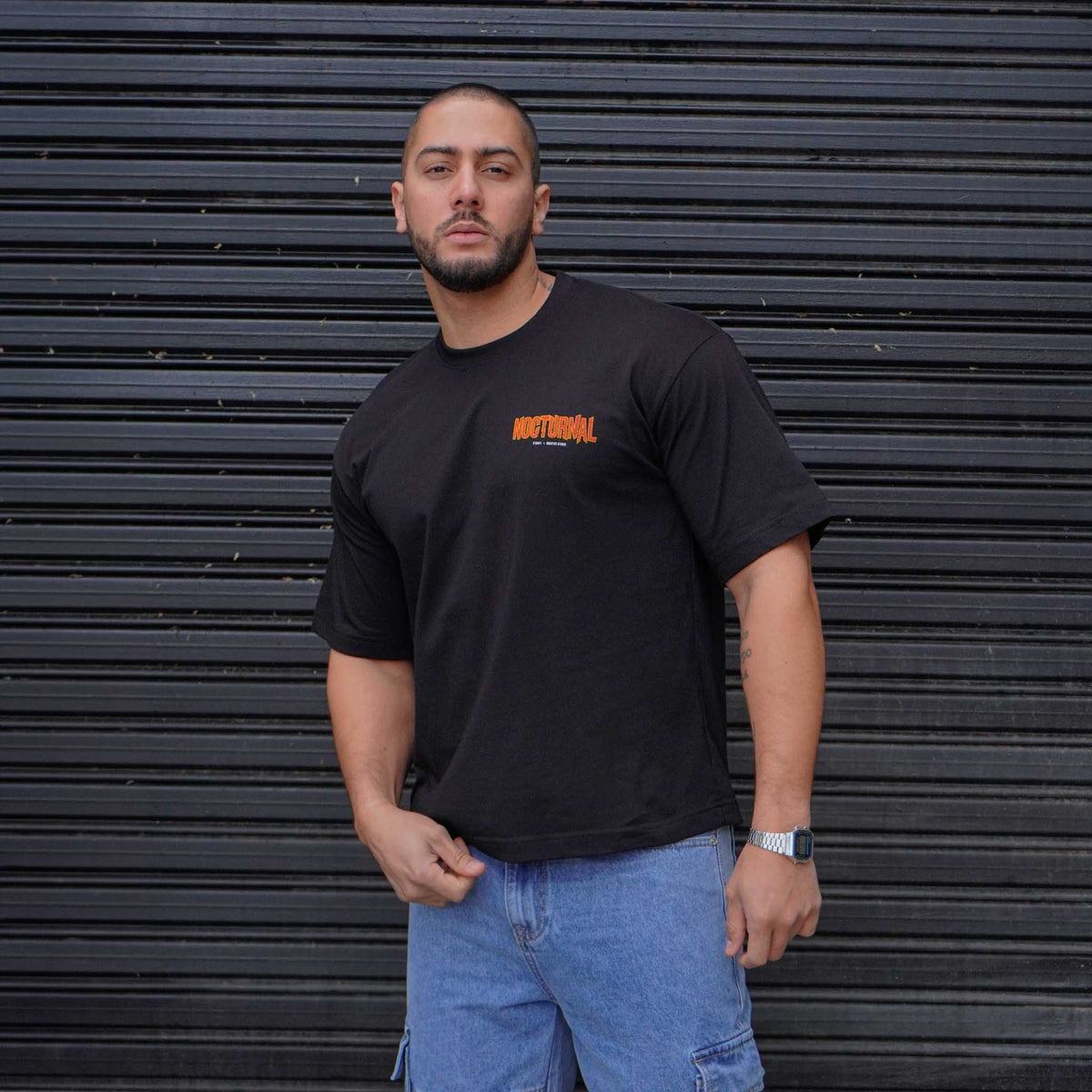 POLERA BOXY FIT NOCTURNAL - VISTA FRONTAL 1