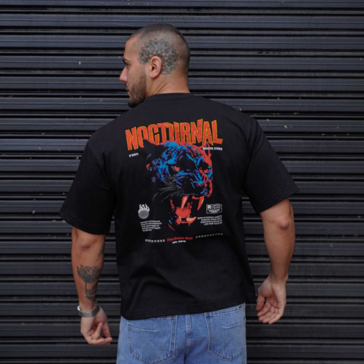 POLERA BOXY FIT NOCTURNAL - VISTA ESPALDA 2