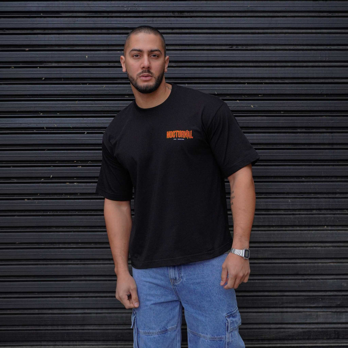 POLERA BOXY FIT NOCTURNAL - VISTA FRONTAL 3