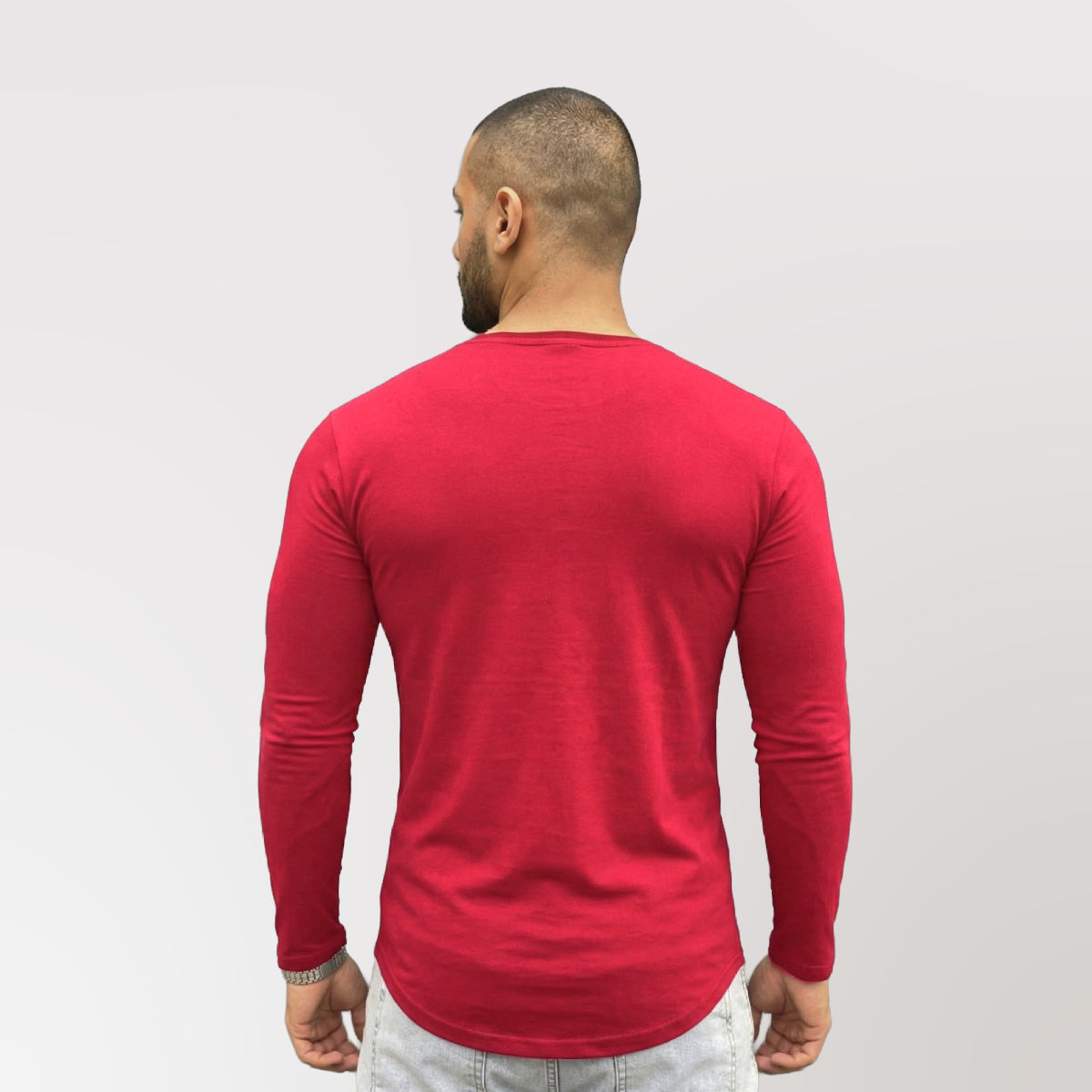 Polera Long fit ML Burdeo Dsanti