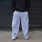 pantalón baggy gris melange vista frontal 2