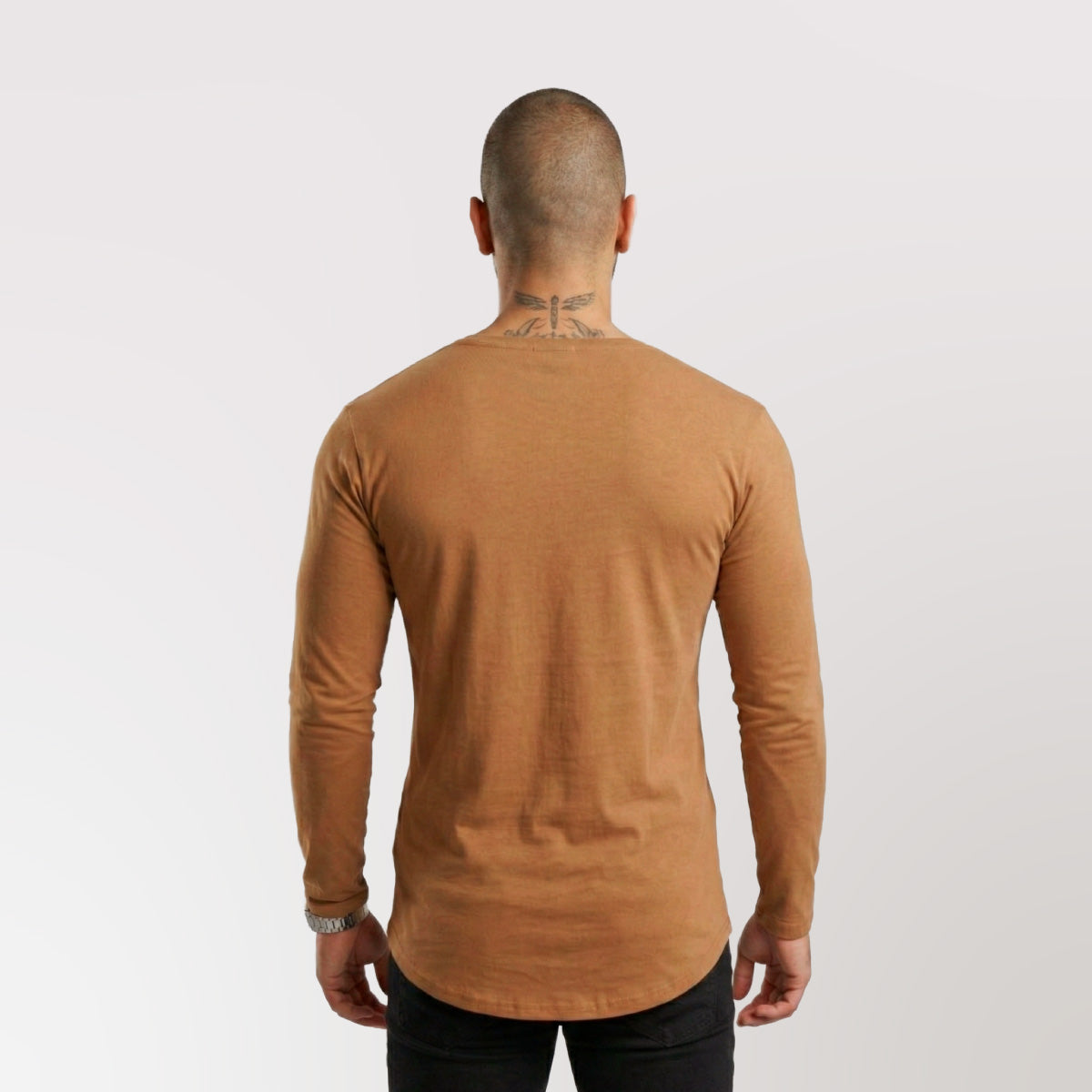 Polera Long fit ML Camel Dsanti