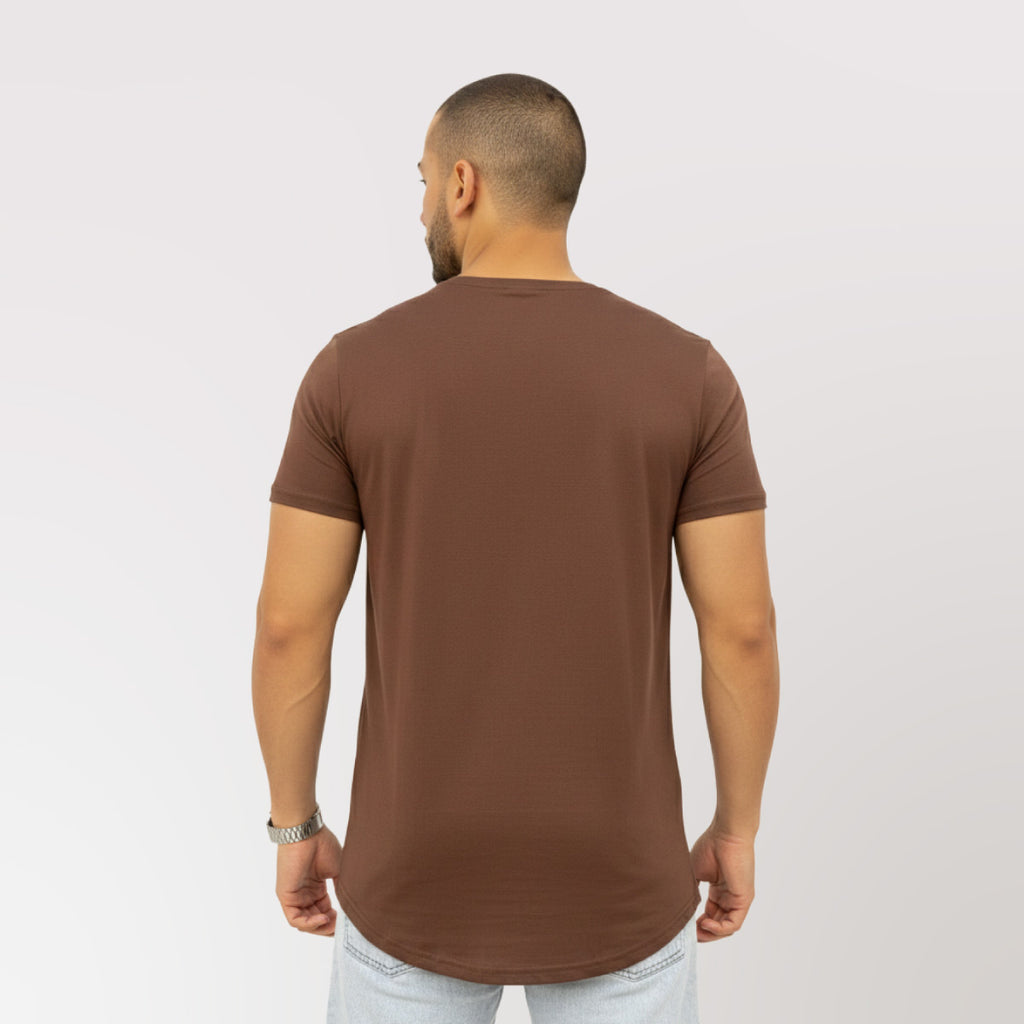 Polera Long Fit Chocolate