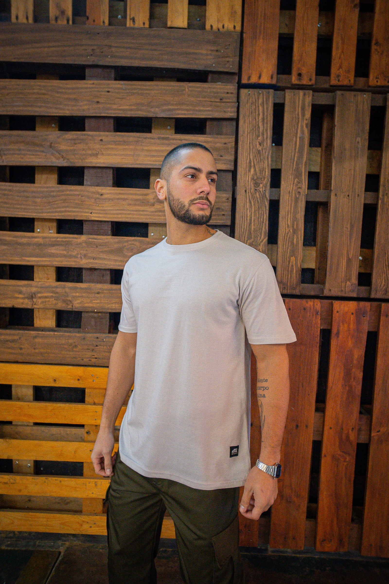 Polera Oversize Hueso Dsanti