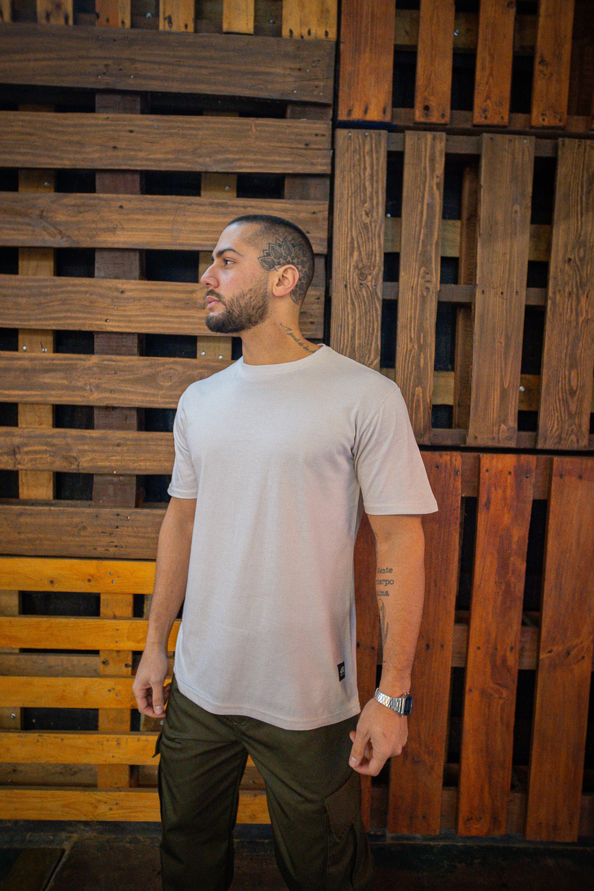 Polera Oversize Hueso Dsanti