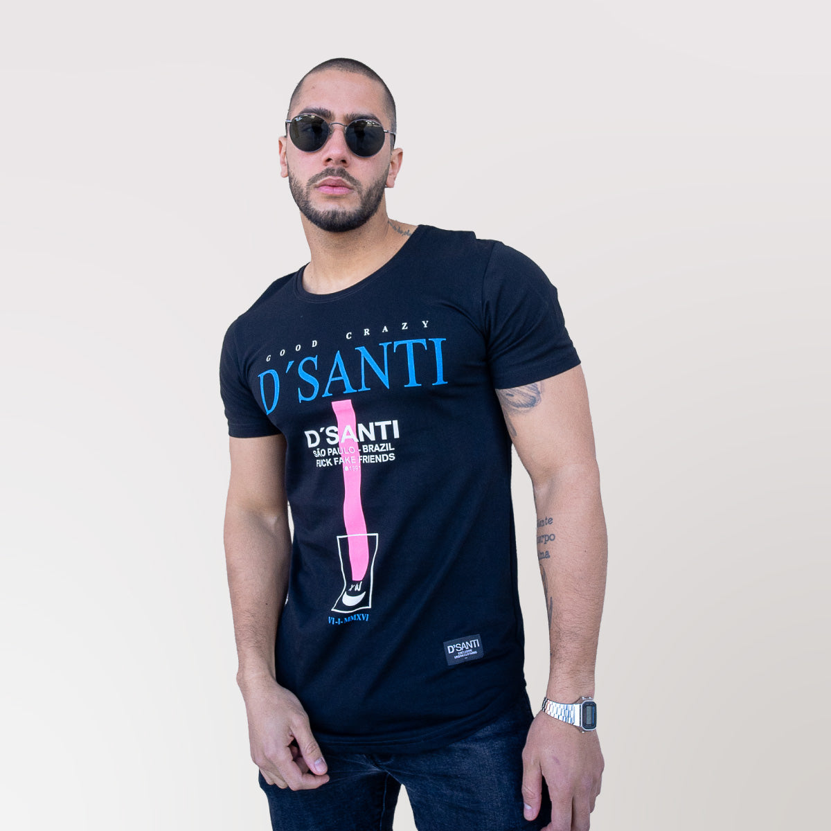 Polera Long Fit Good Crazy Dsanti