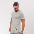 Polera Long Fit Blanca Hielo