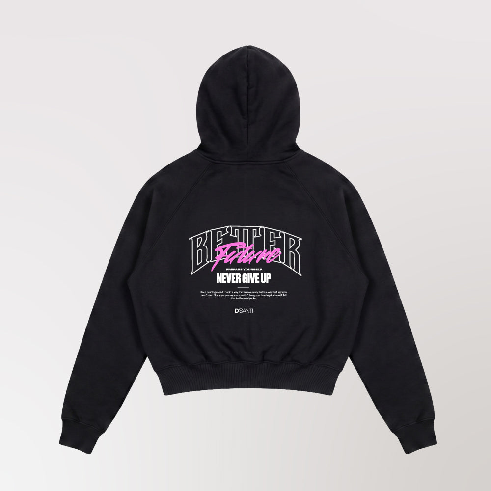 Polerón Boxy Fit Negro - The Creed Series