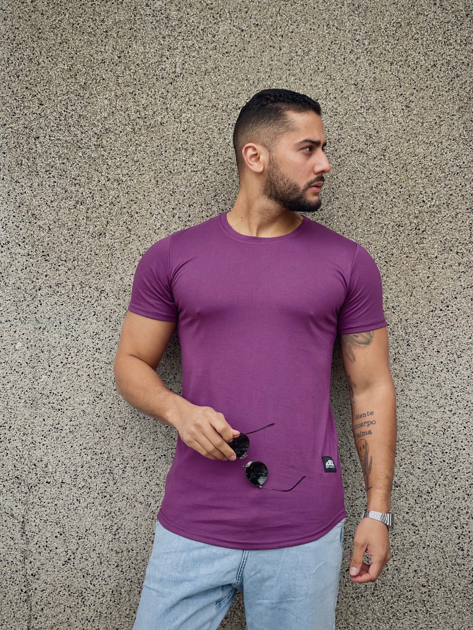 Polera Long fit 096 Malva
