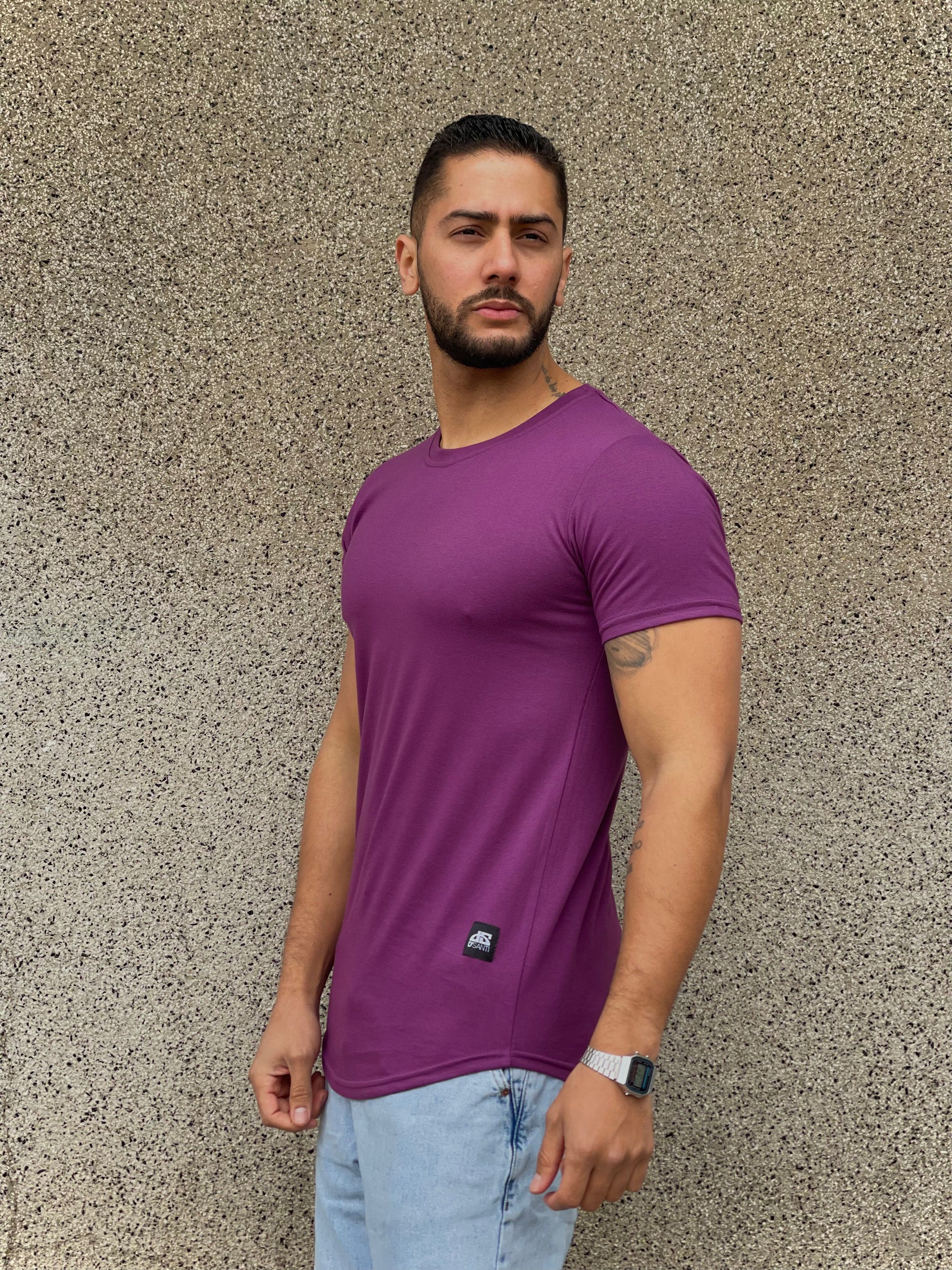 Polera Long fit 096 Malva