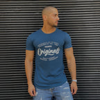 Polera Long Fit Original Azul Petroleo
