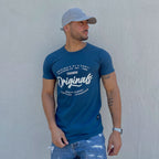 Polera Long Fit Original Azul Petroleo