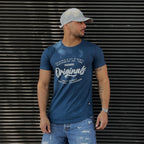 Polera Long Fit Original Azul Petroleo