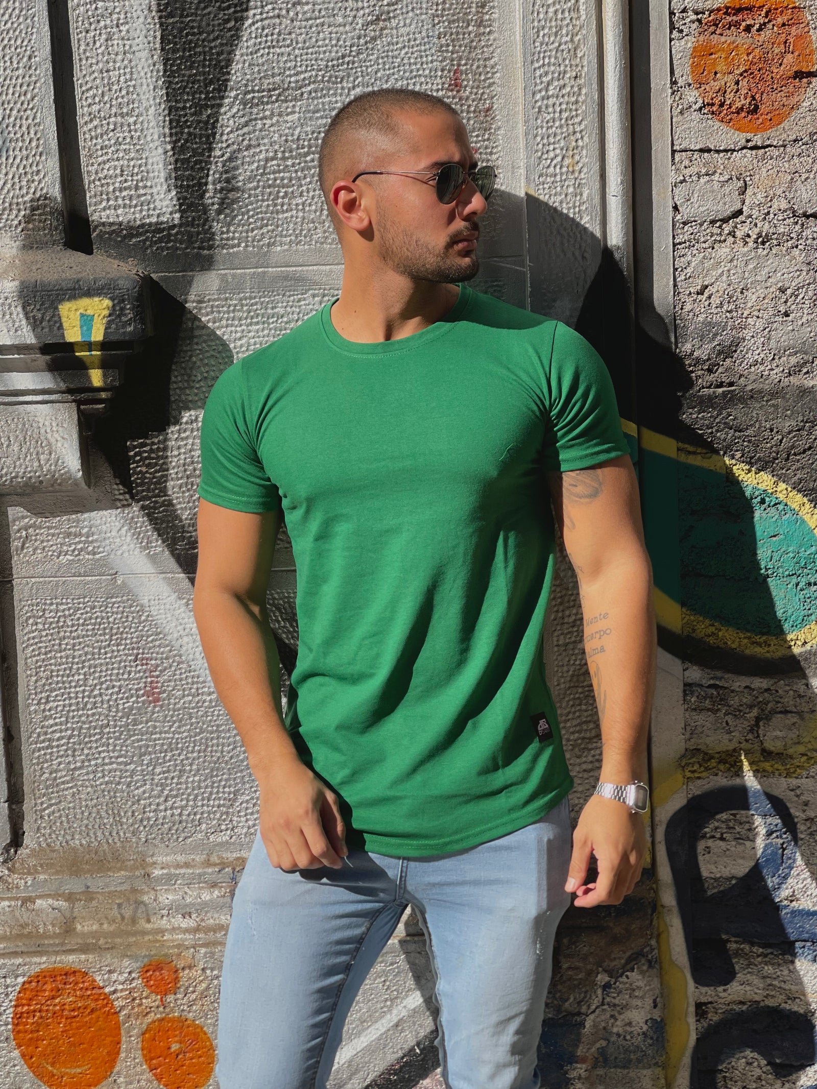 Polera Long fit 096 Verde Lac