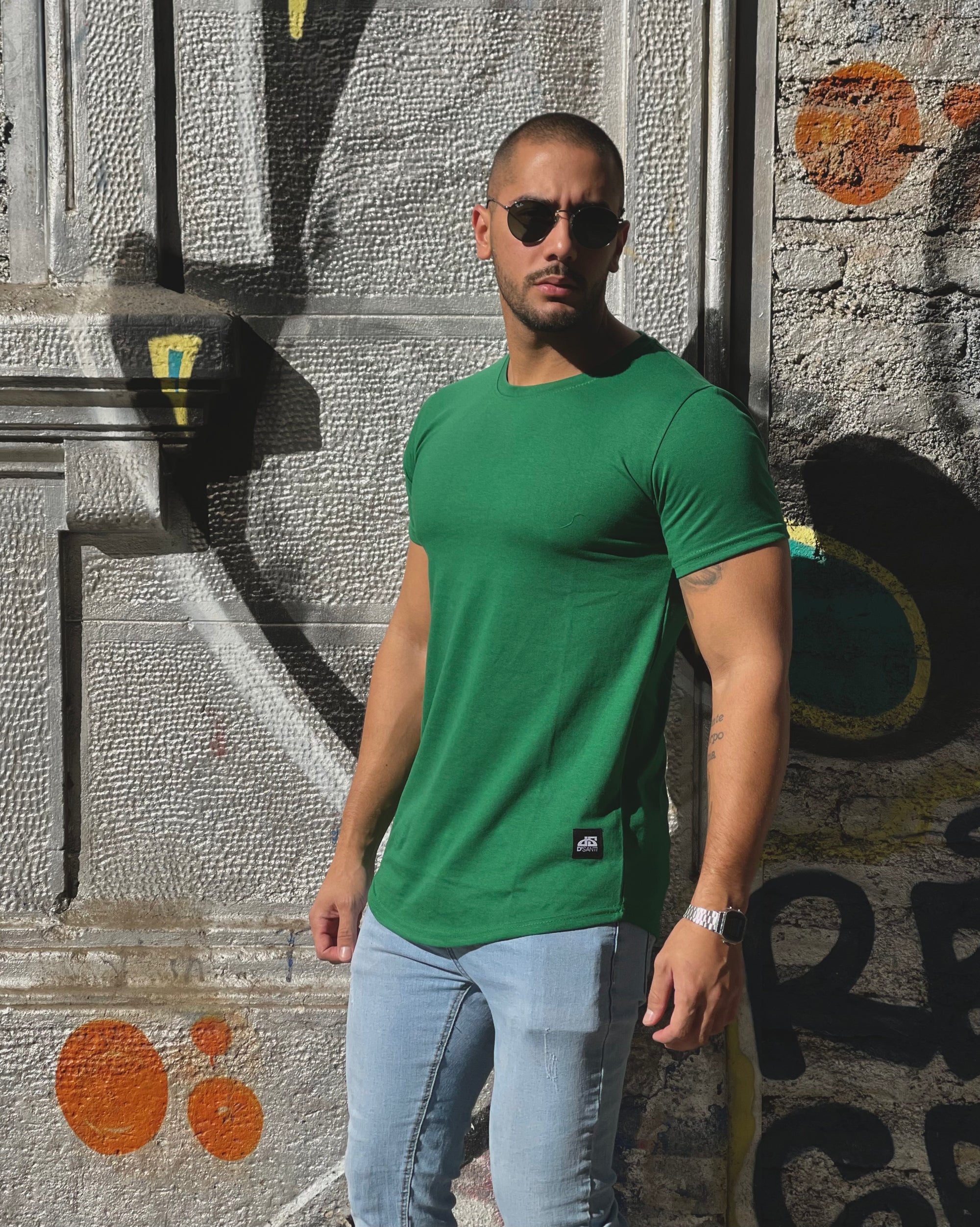 Polera Long fit 096 Verde Lac