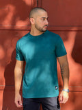 Polera Regular Fit Verde Petroleo