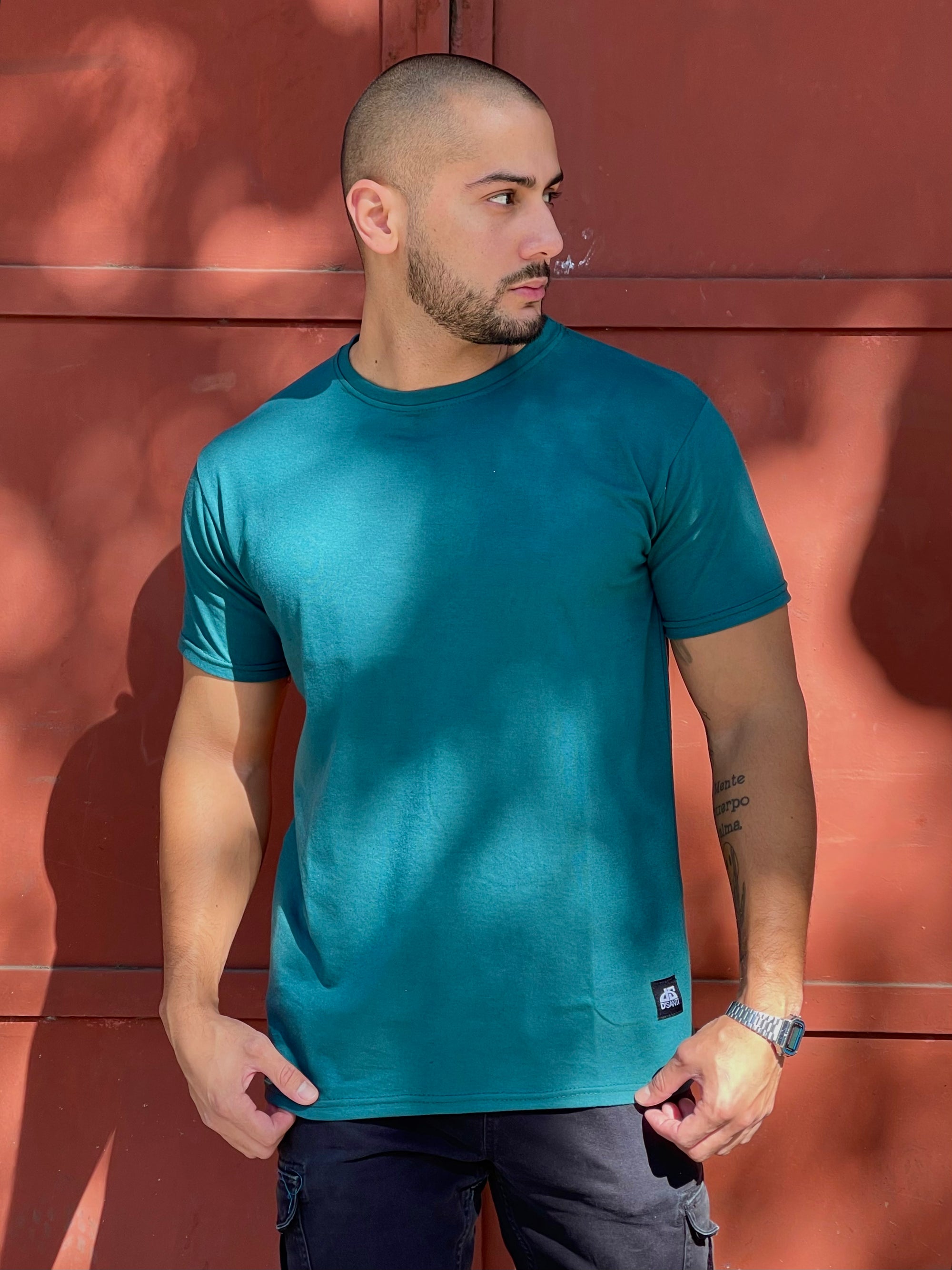 Polera Regular fit 097 Verde Petroleo