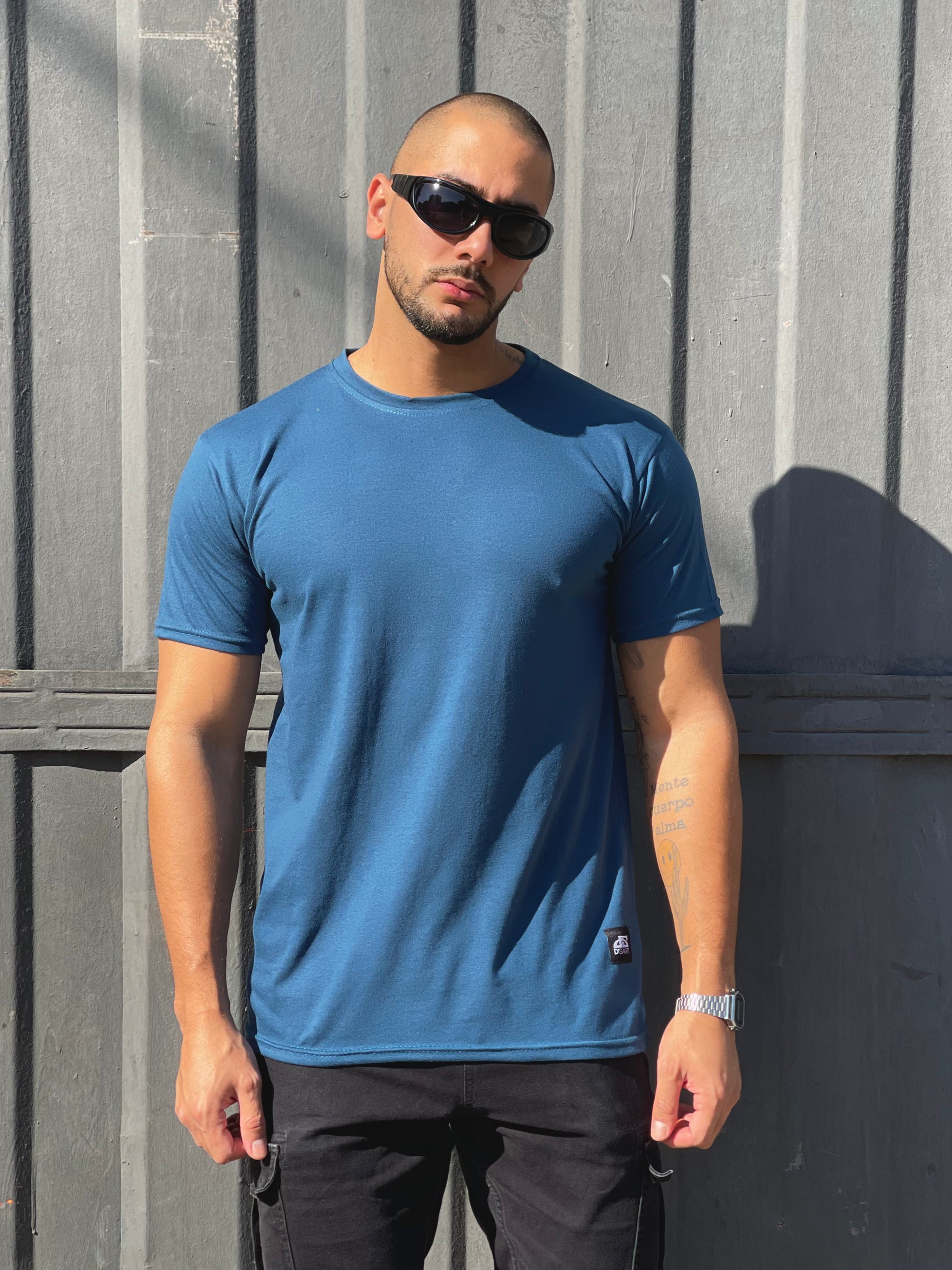 Polera Regular fit 097 Azul Petroleo