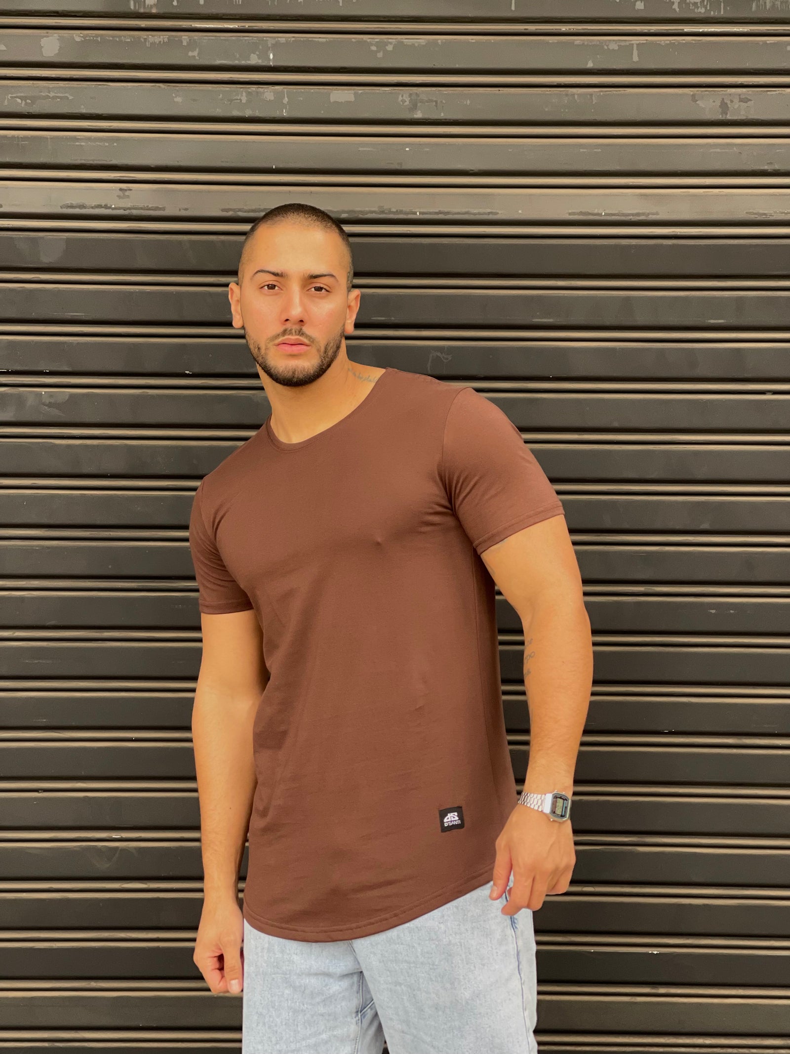 Polera Long fit 096 Chocolate