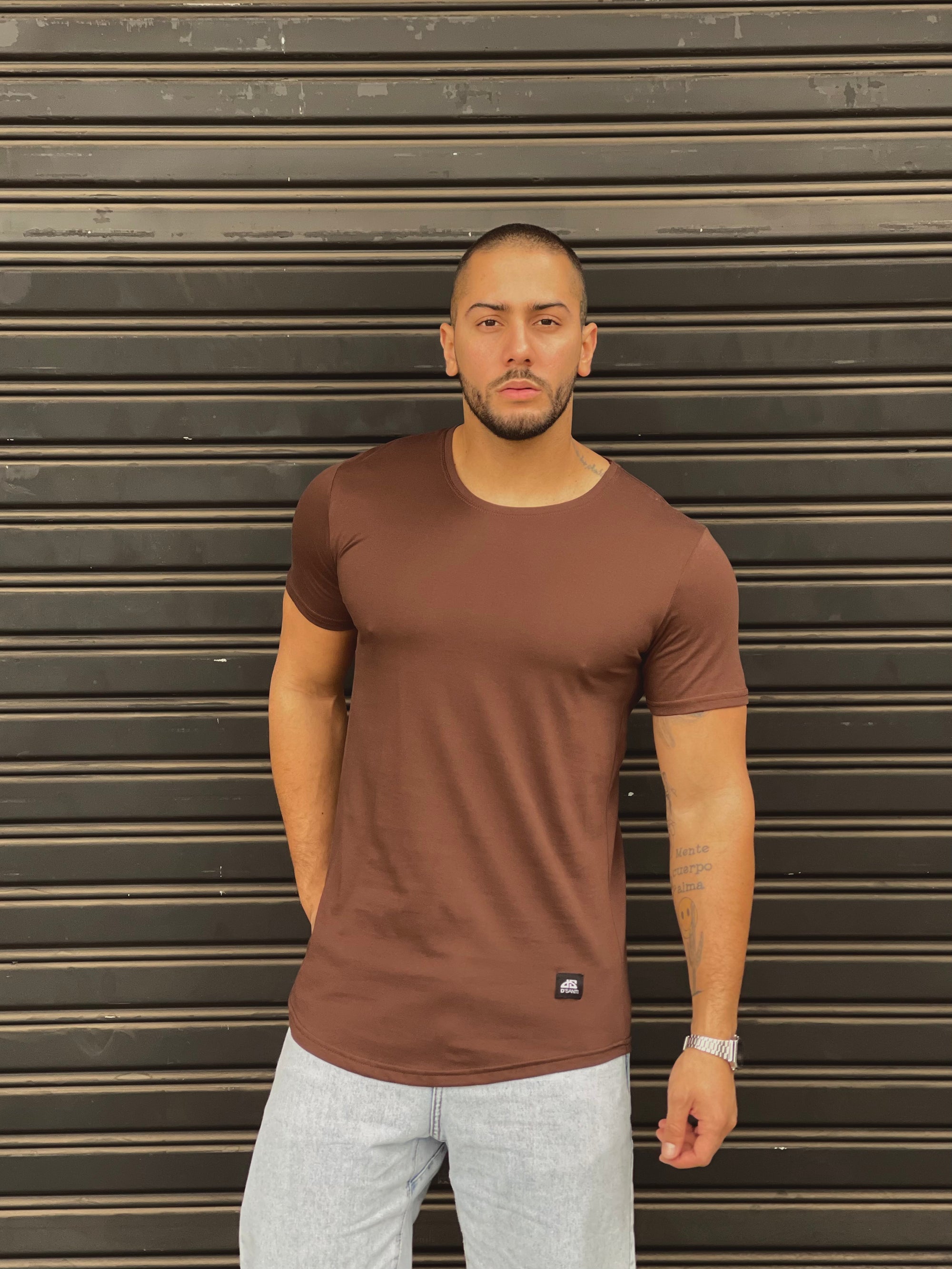 Polera Long fit 096 Chocolate