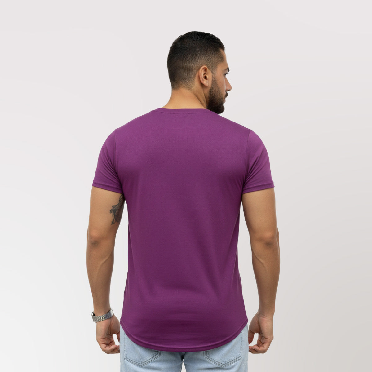 Polera Long Fit Malva